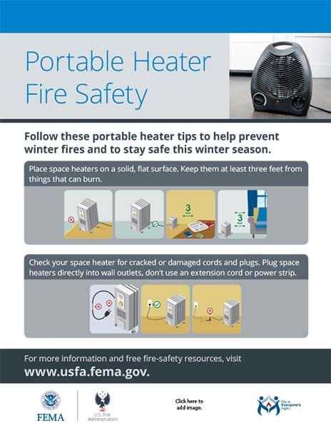 Portable Heater Fire Safety