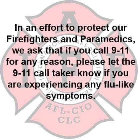 Protect our Firefighters and Paramedics