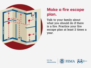 Make a fire escape plan