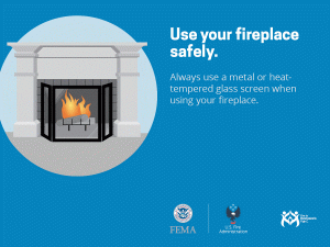 Use fireplaces safely
