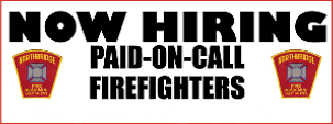 Read more about the article NFD is hiring Paid On Call Firefighters