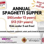 Spaghetti Supper – May 13th 2023