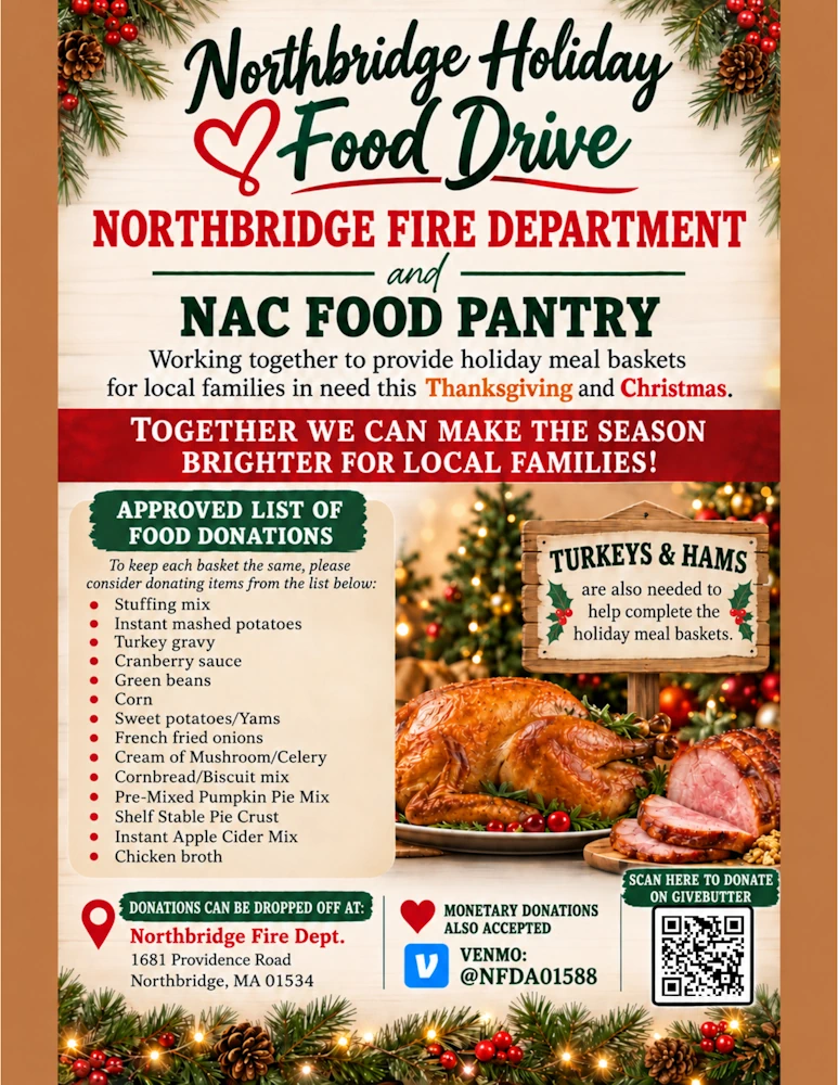 Read more about the article 2026 NORTHBRIDGE HOLIDAY FOOD BASKET DRIVE